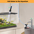 Gravel Vacuum for Aquarium Fish Tank Siphon with Three Metal Faucet Adapter and Long Hose 50 Feet
