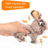 Hollypet Hide and Seek Squeaky Dog Toy - Interactive Puzzle Plush Toy with Rabbit and Carrot