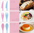 Set, 2 Sets Set JEPELUS Cutlery Portable Travel Utensils with Case, Reusable Wheat Straw Utensils Fork Spoon Knife