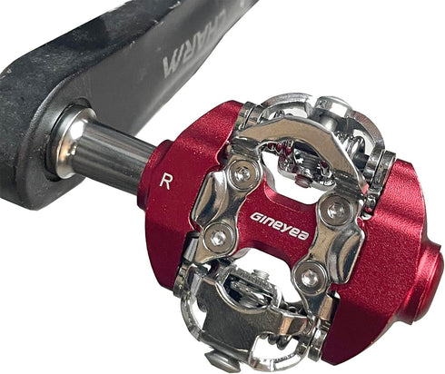 Mountain Bike Clipless Pedals Compatible with Shimano SPD, Easy Clip in & Out
