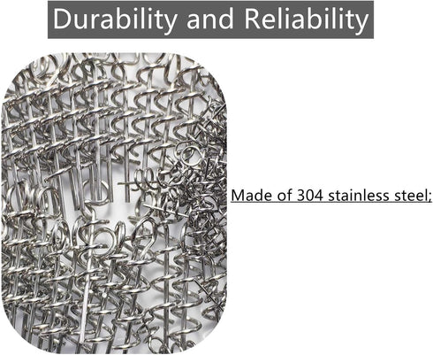 Twist Lock Hook Centering Pin Spring for Fishing, 150pcs/box, Length 0.6in-1.4in