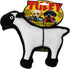TUFFY World's Tuffest Soft Dog Toy; Barnyard Sheep; Squeakers; Multiple Layers; Made Durable, Strong & Tough;