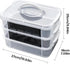 Genrico Flour Kennel | Transparent Breeding Habitat with Fine Mesh Flour Farm, for Reptiles, Birds, Opossums, Bearded