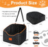 XIEEAOZEE 35 lbs, Dog Car Seat for Small Dogs, Memory Foam Booster Dog Seat for Dogs up to Elevated Pet Car Seat