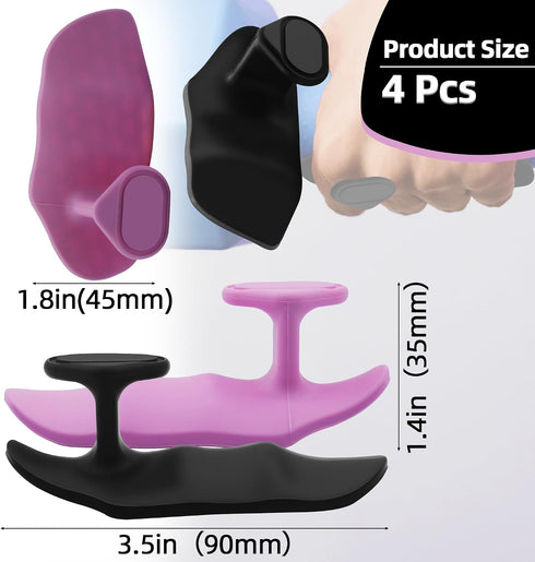 Grips for Weight Lifting,Ergonomics Workout Gloves for Women Men, Rubber Fingerless Gym Weight Grips,Lifting Grips