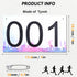 4"x7" 001-200) TRIWONDER Race Bibs Running Numbers with Safety Pins, Tyvek Large Numbers for Marathon Runners Events
