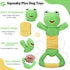 Dog Squeak Toys, Durable Plush Toy with Crinkle Paper, Interactive Chew Toys for Small, Medium, and Large Dogs