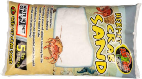 5 lbs Pack 2 (2 Zoo Med White Hermit Crab Sand - of Items)