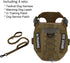 Petmolico Tactical Dog Harness with Leash, No Pull Harness for Medium Dogs, Hiking Training Military Service with