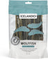 Icelandic+ Stick Chew Pieces: Wolffish, 3oz Bag of Pure Fish Skin Dog Treats, Wild-Caught & Air-Dried