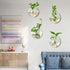 2PCS Wall Hanging Plant Terrarium, Wall Mounted Fish Bowl Tank, Acrylic Globe Flower Vase Planter