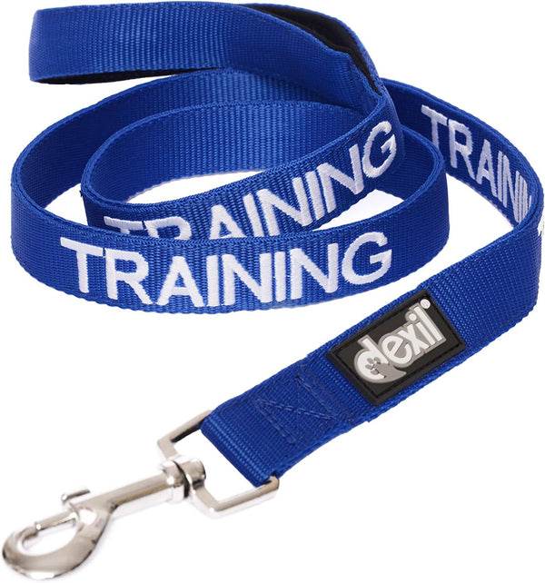 TRAINING Blue Color Coded 2 4 6 Foot Dog Leash (Do Not Disturb) Prevents Accidents by Warning Others of Your Dog