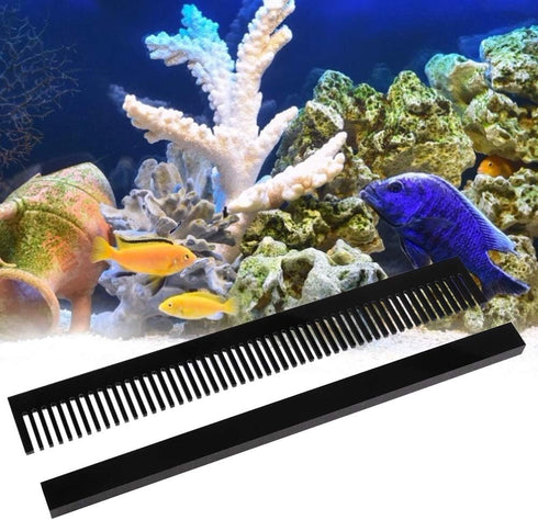 Tnfeeon Aquarium Weir Comb, 320mm Length Marine Sump Fish Tank Refugium to Avoid Fish Overflow