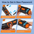 Heavy Duty Bike Locks - Anti Theft Combo U Lock with 4-Digit Resettable Combination and 5Ft Steel Cable
