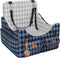 COZEER Dog Car Seat for Small/Medium Dogs up to 35lbs, 4-Pocket Storage Memory