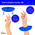 BaR-K Drip Catcher Cuffs - Pet Bathing Tool for Dog Shower and Bathtub, Grooming Supplies for Dogs and Horses, Blue 2