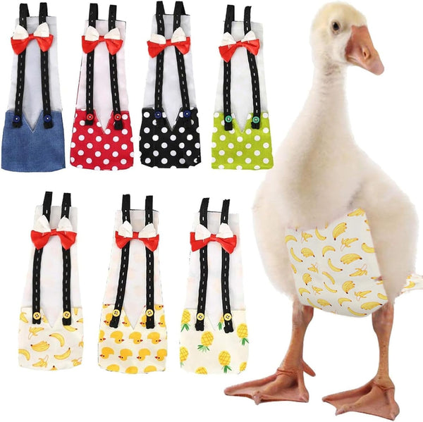 QBLEEV Pet Cole Duck Diapers for Baby Ducks, Chicken Diapers for Real