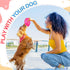 4 Pcs 4.5'' Spiky Squeaker Football Dog Toy for Medium Large Dogs, Spiky Balls for Aggressive Chewers, Fetch Training