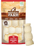 Natural Farm Beef Cheek Rolls, 5-6 Inch (4 Pack), Safe Rawhide Alternative Chew for Power Chewers & Large Dogs