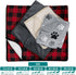 PetAmi Waterproof Dog Blanket, Pee Proof Reversible Fleece Blanket for Small Medium Dogs, 24x32 Gray