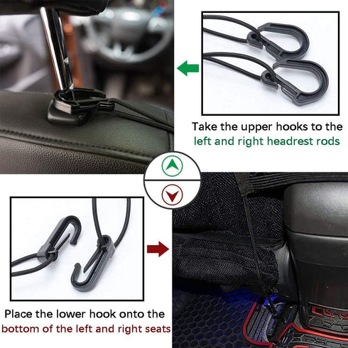 DYKESON Pet Barrier Dog Car Net, Stretchable Mesh Organizer for Cars and SUVs, Easy Install for Safety with Pets