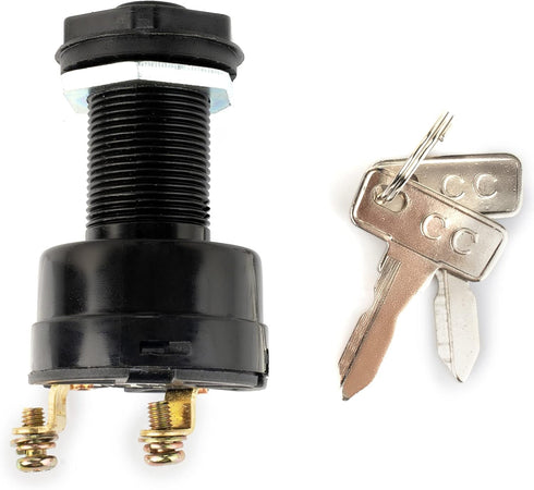 Roykaw Electric Golf Cart Ignition Key Switch - Starter Switch for Club Car DS 101826201, 1996-Up, 36/48 Volts