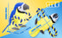 Upgraded Dog Squeak Toys, Tug of War Squeaky Parrot Toys with Strong Pull Rope for Small, Medium, Large Dogs