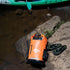 TACTIKO 30L Heavy-Duty 100% Waterproof Backpack with Carabiner, 500D Ripstop Tarpaulin for Kayaking, Hiking