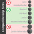 ARYZE CT10, Golf Club Sensor Covers Durable Protection, Compatible with Garmin Approach Arccos Smart Sensors, Golf Pad