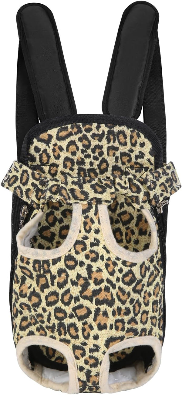Dog Cat Backpack Carrier - Comfortable Carrier for Small Medium Dogs, Front Chest Sling Backpack for Pets