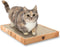 Necoichi Cardboard Cat Scratcher Bed - Cat Scratching Board for Indoor Cats, 16" Wide, a.Oak Lounge