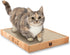 Necoichi Cardboard Cat Scratcher Bed - Cat Scratching Board for Indoor Cats, 16" Wide, a.Oak Lounge