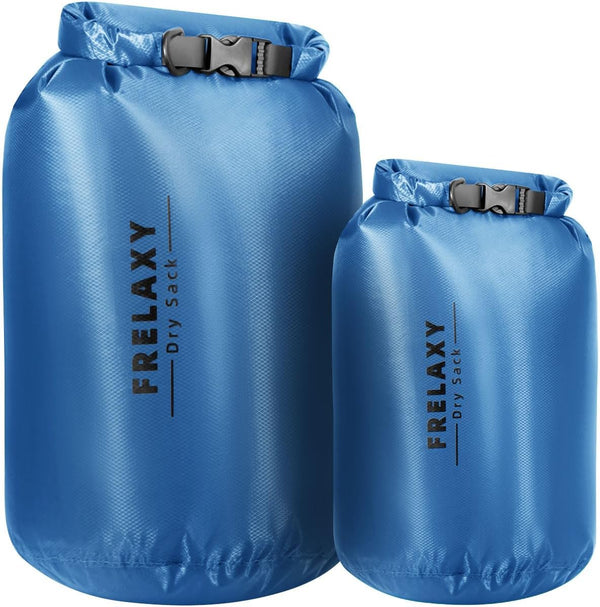 Frelaxy Waterproof Dry Bag Set - 2 Pack/3 Pack, Lightweight 5L & 15L & 25L for Hiking and Camping