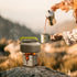 Solo Stove Camping Stainless ALL-Fuel Folding Backpacking Stove Portable Single Burner Fire Pit for Outdoor Cooking