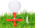 Tripod Golfball Tee, Height Adjustable Golfball Accessories for Practice Training (Orange)