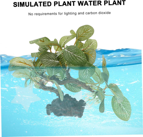 BESTOYARD Fish Tank Landscaping Plants, Aquarium Decorations, Reptile Tank Silk Tree, Plastic Fish Bowl Decor
