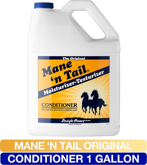 (128 Oz) Mane 'n Tail Conditioner Gallon, for Soft Silky Hair. For Horses and Humans! Fl