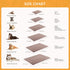 Reversible Dog Bed Mat with Plush and Corn Velvet, Soft Warm Pet Cushion, Washable Sleeping Mattress Bed (48"*30",