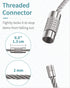 Pawfly Large Stainless Steel Wire Keychain Cable, 5 Inch/10 Inch, Available in 20/50/100 Pack