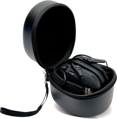 Walker's Muff Protective Case | Durable Weather-Resistant Shockproof Dustproof EVA Carbon Finish for Hunting Range