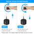 Forearm Wrist Roller Fitness Blaster, Arm Exerciser Wrist Trainer for Muscle Strength Workouts with Non-Slip Cushion