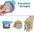 PetBonus 4 Pack Silicone Pet Can Cover Lids: Universal Size for Dog Cat Food, BPA Free Dishwasher Safe (Blue, Green,