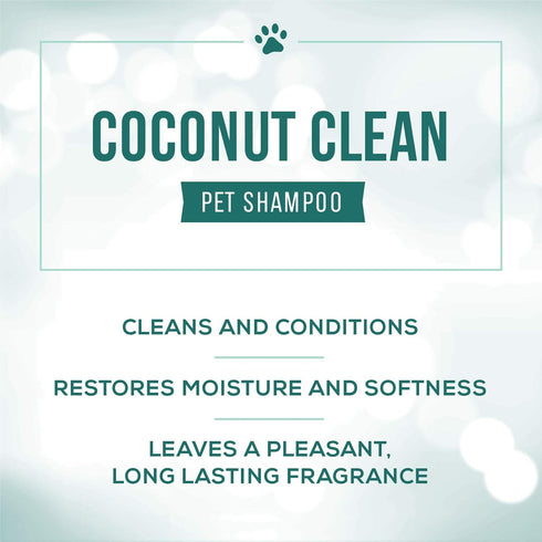 Nature's Specialties Coconut Clean Ultra Concentrated Dog Conditioning Shampoo (16 oz) - Makes up to 2 Gallons
