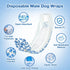 40ct Dono Dog Diapers Male, Disposable Male Dog Wraps with Wetness Indicator, Leak-Proof Dog Belly Wraps, Rapid-Dry Gel