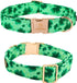 Lionheart Glory Clover Adjustable Dog Collar with Bowtie, Soft Bowtie Dog Collars for X-Small Puppy Pet Gift