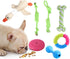 Techinal 10pcs Dog Chew Toy Cloth Rubber Toy For Aggressive Chewers Rubber Teether Toy For Training Cleaning