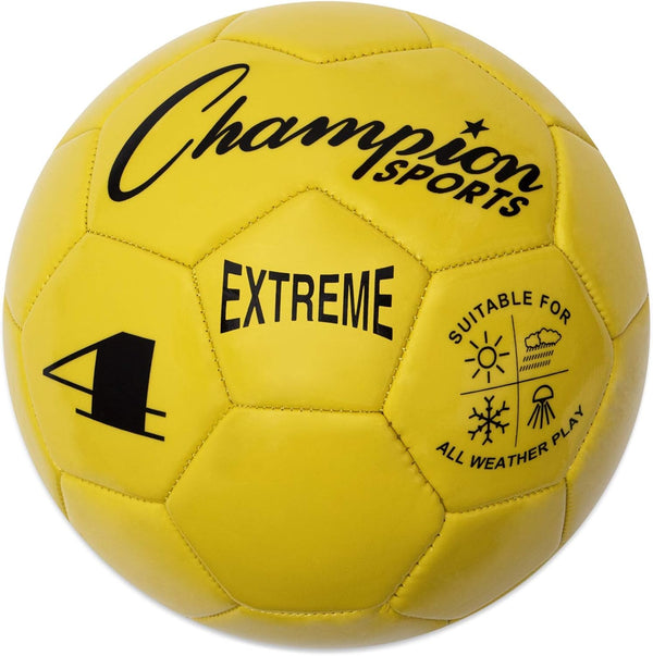 Champion Sports Extreme Series Soccer Ball Sizes 3, 4, 5, Soft Touch,