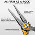 TRUSCEND Lockable Handy Fishing Pliers, Ergonomical Handle, Corrosion Resistant Fishing Tool