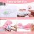 Mity Rain 2 in 1 Interactive Dog Toys, Plush Squeaky Fish Toy, Rechargeable Wiggly Pink for Small Medium Large Dogs