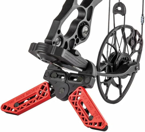 Pine Ridge Archery Kwik Stand Bow Support, Fits Most Bow Limbs, Ideal for Ground or Box Blind Hunting